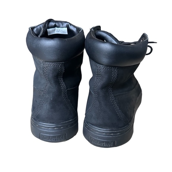 Timberland Eden Square/Flannery Sneaker Boot Black Nubuck Leather Lace Up 11 - Picture 4 of 8